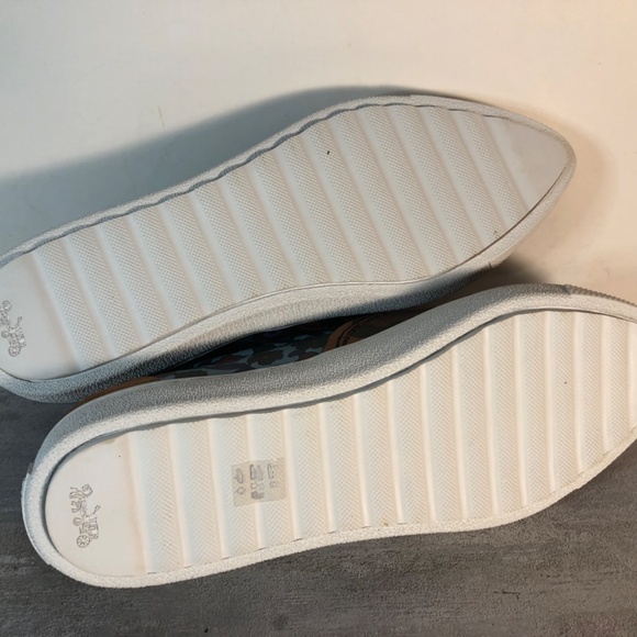 New ! Coach Wildebeest Nappa Slip on Sneakers/loafers leather sz 7 b - Picture 12 of 16